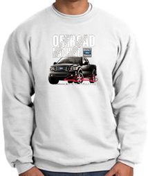Ford Truck Sweatshirt - F-150 4X4 Offroad Machine White Sweat Shirt