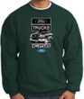 Ford Truck Sweatshirt - F-150 Truck Adult Dark Green Sweat Shirt