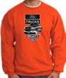 Ford Truck Sweatshirt - F-150 Truck Adult Orange Sweat Shirt