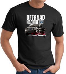 Ford Truck T-Shirt - F-150 4X4 Offroad Machine Adult Black Tee Shirt
