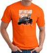 Ford Truck T-Shirt - F-150 4X4 Offroad Machine Adult Orange Tee Shirt