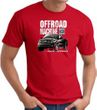 Ford Truck T-Shirt - F-150 4X4 Offroad Machine Adult Red Tee Shirt