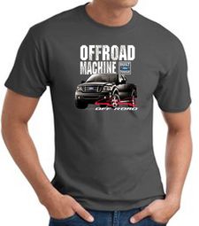 Ford Truck T-Shirt - F-150 4X4 Offroad Machine Charcoal Tee Shirt
