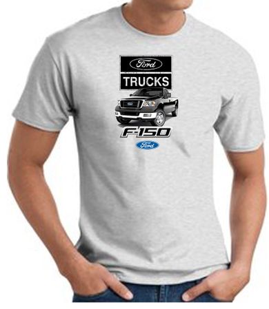Ford Truck T-Shirt - F-150 Truck Adult Ash Tee Shirt