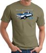 Ford Truck T-Shirt - Man's Best Friend Adult Army Green Tee Shirt