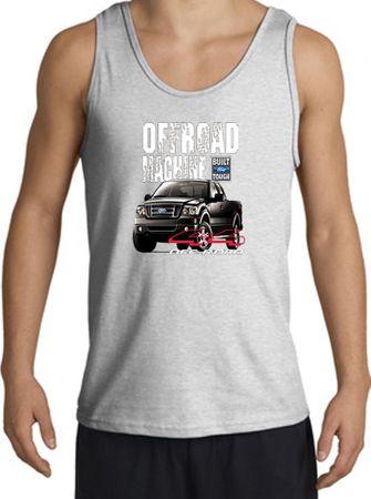 Ford Truck Tank Top - F-150 4X4 Offroad Machine Adult Ash Tanktop