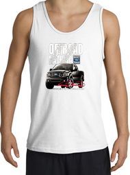 Ford Truck Tank Top - F-150 4X4 Offroad Machine Adult White Tanktop