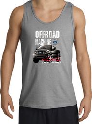 Ford Truck Tank Top - F-150 4X4 Offroad Machine Sports Grey Tanktop