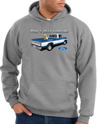 Ford Trucks Hoodie Man's Best Friend Athletic Heather Hoody
