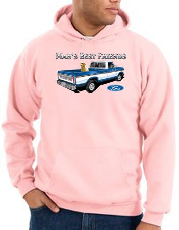 Ford Trucks Hoodie Mans Best Friend Pink Hoody