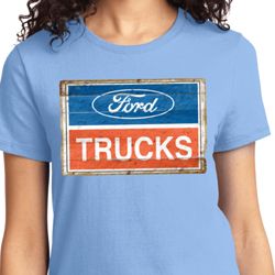 Ford Trucks Logo Ladies Shirts