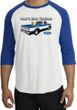 Ford Trucks Raglan Shirt - Man's Best Friend Adult White/Royal T-Shirt