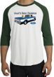 Ford Trucks Shirt Mans Best Friend Raglan Shirt White/Forest