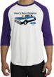 Ford Trucks Shirt Mans Best Friend Raglan Shirt White/Purple