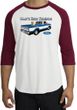 Ford Trucks Shirt Mans Best Friend Raglan Tee White/Cardinal