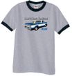 Ford Trucks Shirt Mans Best Friend Ringer Tee Heather Grey/Black
