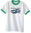Ford Trucks Shirt Mans Best Friend Ringer Tee White/Kelly Green