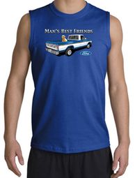 Ford Trucks Shooter Shirts - Man's Best Friend Adult Muscle Shirts Ford Trucks Shooter Shirts - Man's Best Friend Adult Muscle Shirts