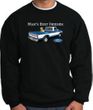 Ford Trucks Sweatshirt - Man's Best Friend Adult Black Sweat Shirt