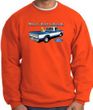 Ford Trucks Sweatshirt - Man's Best Friend Adult Orange Sweat Shirt