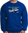 Ford Trucks Sweatshirt - Man's Best Friend Adult Royal Sweat Shirt
