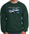 Ford Trucks Sweatshirt Mans Best Friend Dark Green Sweat Shirt
