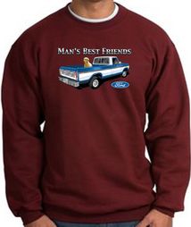Ford Trucks Sweatshirts - Man's Best Friend Adult Sweat Shirts Ford Trucks Sweatshirts - Man's Best Friend Adult Sweat Shirts