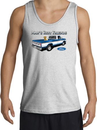 Ford Trucks Tank Top - Man's Best Friend Adult Ash Tanktop