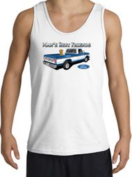 Ford Trucks Tank Top - Man's Best Friend Adult White Tanktop