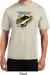 Ford Vintage Yellow Mustang Boss Mens Moisture Wicking Shirt