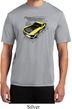 Ford Vintage Yellow Mustang Boss Mens Moisture Wicking Shirt