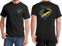 Ford Yellow Mustang Boss Front & Back Shirts