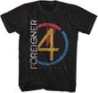Foreigner 4 Urgent Classic Rock Adult T-shirt - Black