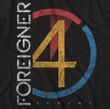 Foreigner 4 Urgent Classic Rock Adult T-shirt - Black