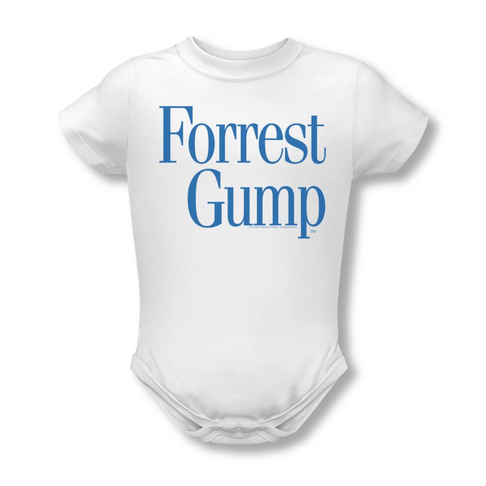 Forrest Gump Baby Romper Logo White Infant Babies Creeper Forrest