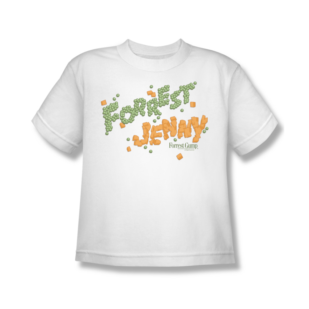 Forrest Gump Shirt Kids Peas And Carrots White Youth Tee TShirt