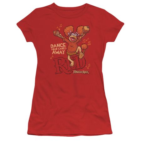 Fraggle Rock Juniors Shirt Dance Red T-Shirt