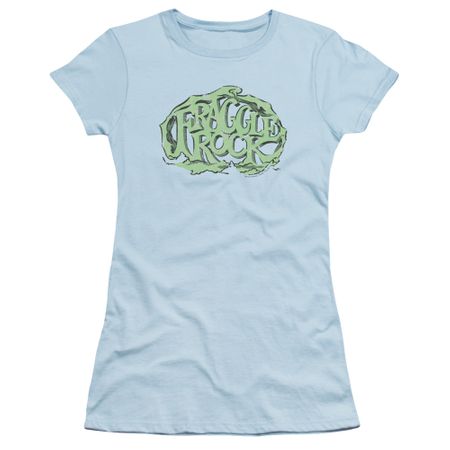 Fraggle Rock Juniors Shirt Vace Logo Light Blue T-Shirt