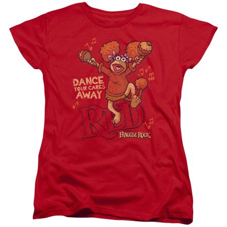 Fraggle Rock Womens Shirt Dance Red T-Shirt
