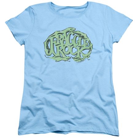 Fraggle Rock Womens Shirt Vace Logo Light Blue T-Shirt