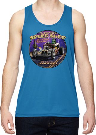 Frankenstein Frankie's Speed Shop Dry Wicking Tank Top