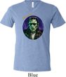 Frankenstein Tee Frankie Boy Tri Blend V-neck