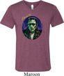 Frankenstein Tee Frankie Boy Tri Blend V-neck
