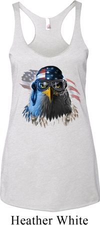 Freedom Fighter Stryker Ladies Tri Blend Racerback Tank Top