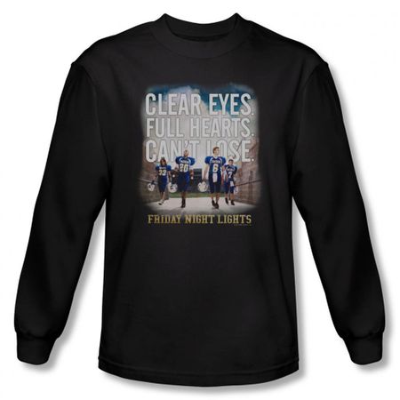 Friday Night Lights Shirt Can't Lose Long Sleeve Black Tee T-Shirt