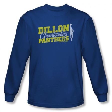 Friday Night Lights Shirt Cheerleader Long Sleeve Royal Tee T-Shirt