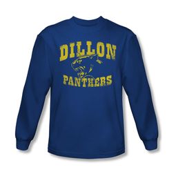 Friday Night Lights Shirt Dillon Panthers Long Sleeve Royal Blue Tee T-Shirt