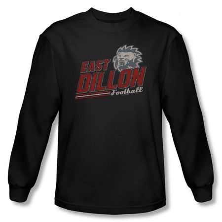 Friday Night Lights Shirt East Dillon Long Sleeve Black Tee T-Shirt