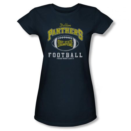Friday Night Lights Shirt Juniors 2007 State Champs Navy T-Shirt
