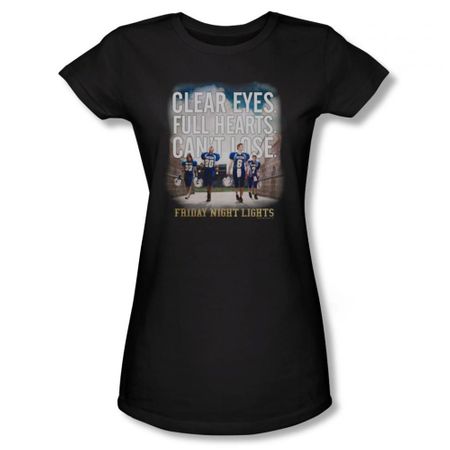 Friday Night Lights Shirt Juniors Can't Lose Black T-Shirt